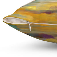 Saluki Spun Polyester Throw Pillow