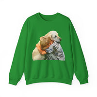 Yellow Labrador Retriever Unisex Crewneck Sweatshirt