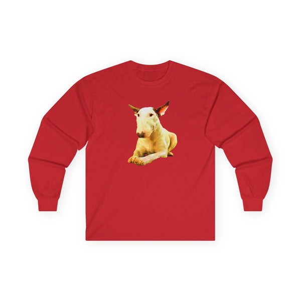 English Bull Terrier Unisex Cotton Long Sleeve Tee