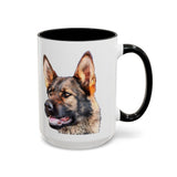 German Shepherd 'Hans' Accent Coffee Mug, 2 sizes