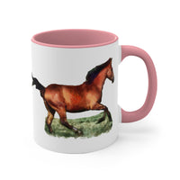 Horse 'Sam' Accent Coffee Mug, 11oz