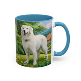 Hungarian Kuvasz - Ceramic Accent Coffee Mug - 2 Sizes