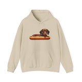 Dachshund 'Weiner Dog'  --  Unisex 50/50 Hooded Sweatshirt