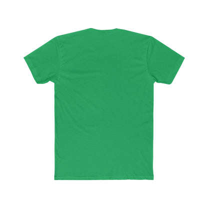 Akita Men's Fitted Cotton Crew Tee - Artistic Elegance for Everyday Wear