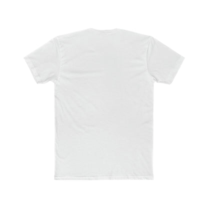 Akita Men's Fitted Cotton Crew Tee - Artistic Elegance for Everyday Wear