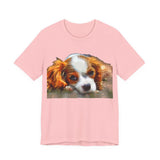King Charles Spaniel 'Puppy #1' Unisex Jersey Short Sleeve Tee