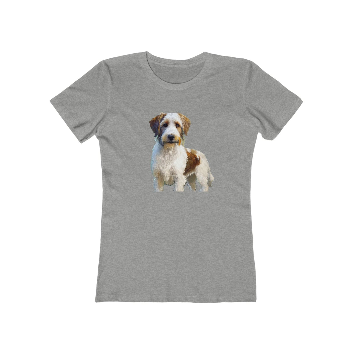 Kromfohrländer Women's Slim Fit Ringspun Cotton Tee