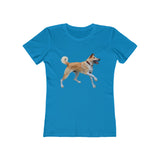 Korean Jindo Women's Slim Fitted Ringspun Cotton Tee