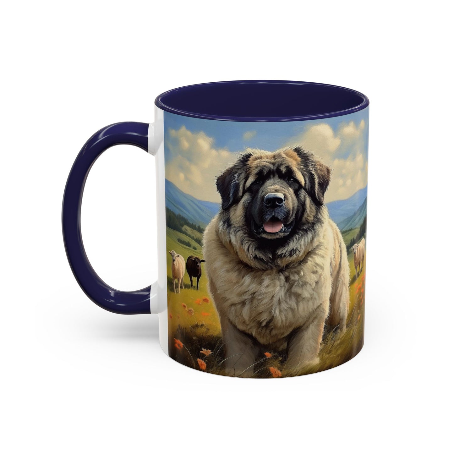 Caucasian Shepherd Dog Ceramic Accent Coffee Mug
