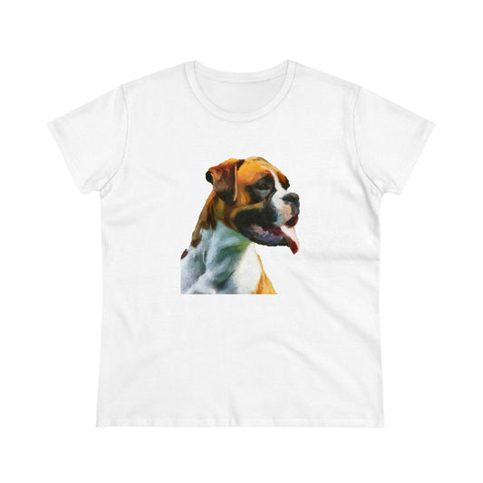 Boxer Cooper Women's Midweight Cotton Tee