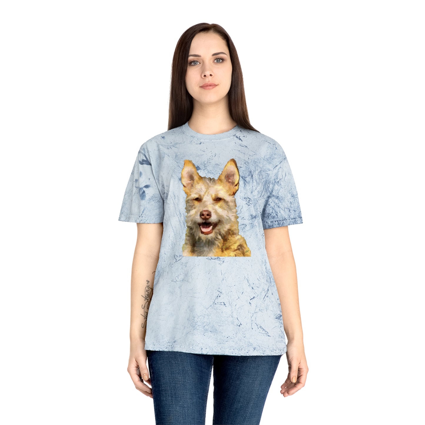 Portuguese Podengo Unisex Cotton Color Blast T-Shirt