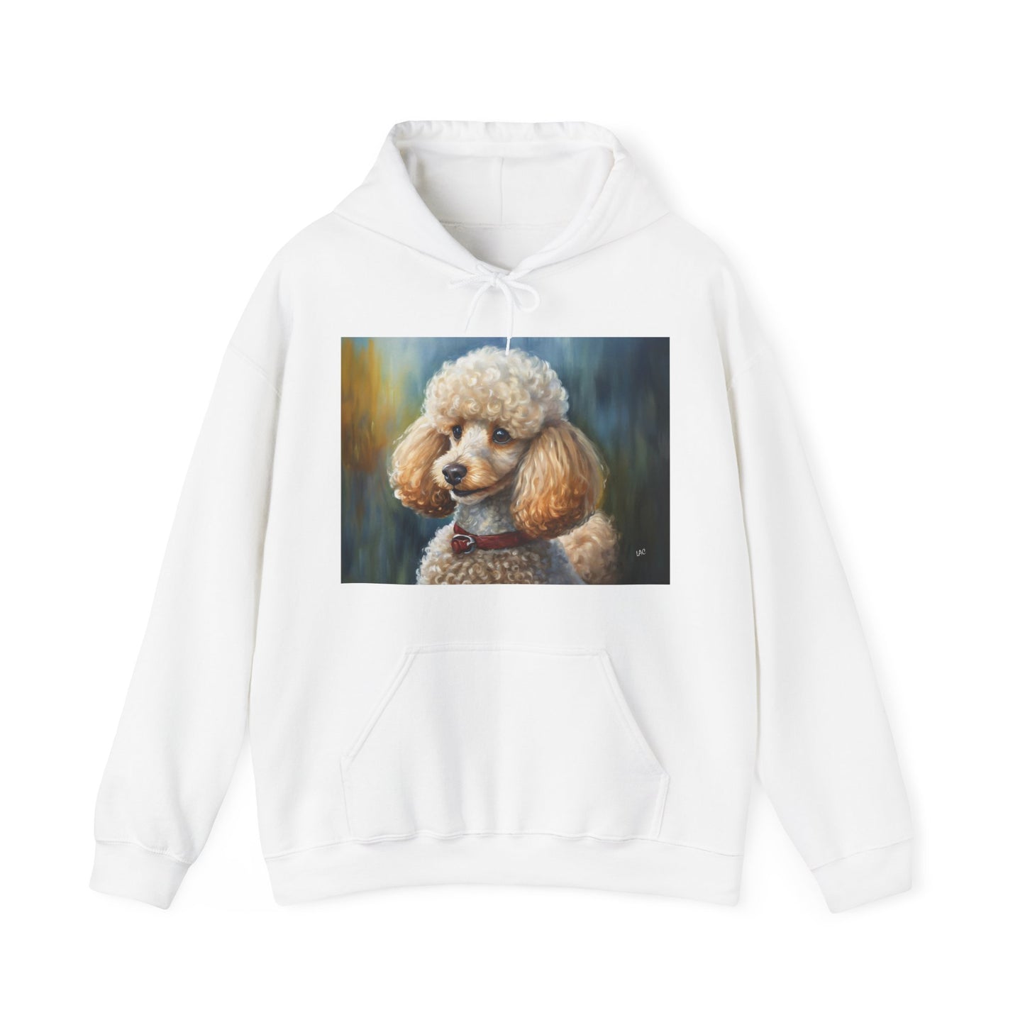 Standard Poodle #2 - Classic 50/50 Hooded Sweatshirt