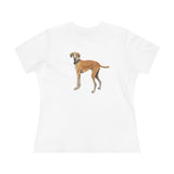 Sloughi - Arabian Greyhound - Women's Relaxed Fit Cotton Tee