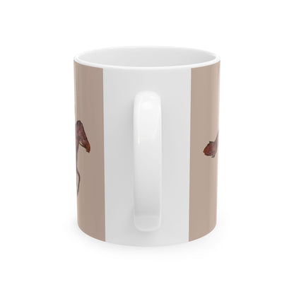 Race Horse Ceramic Mug 11oz