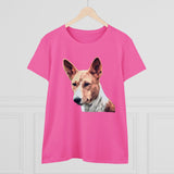 Basenji Women's Midweight Cotton Tee