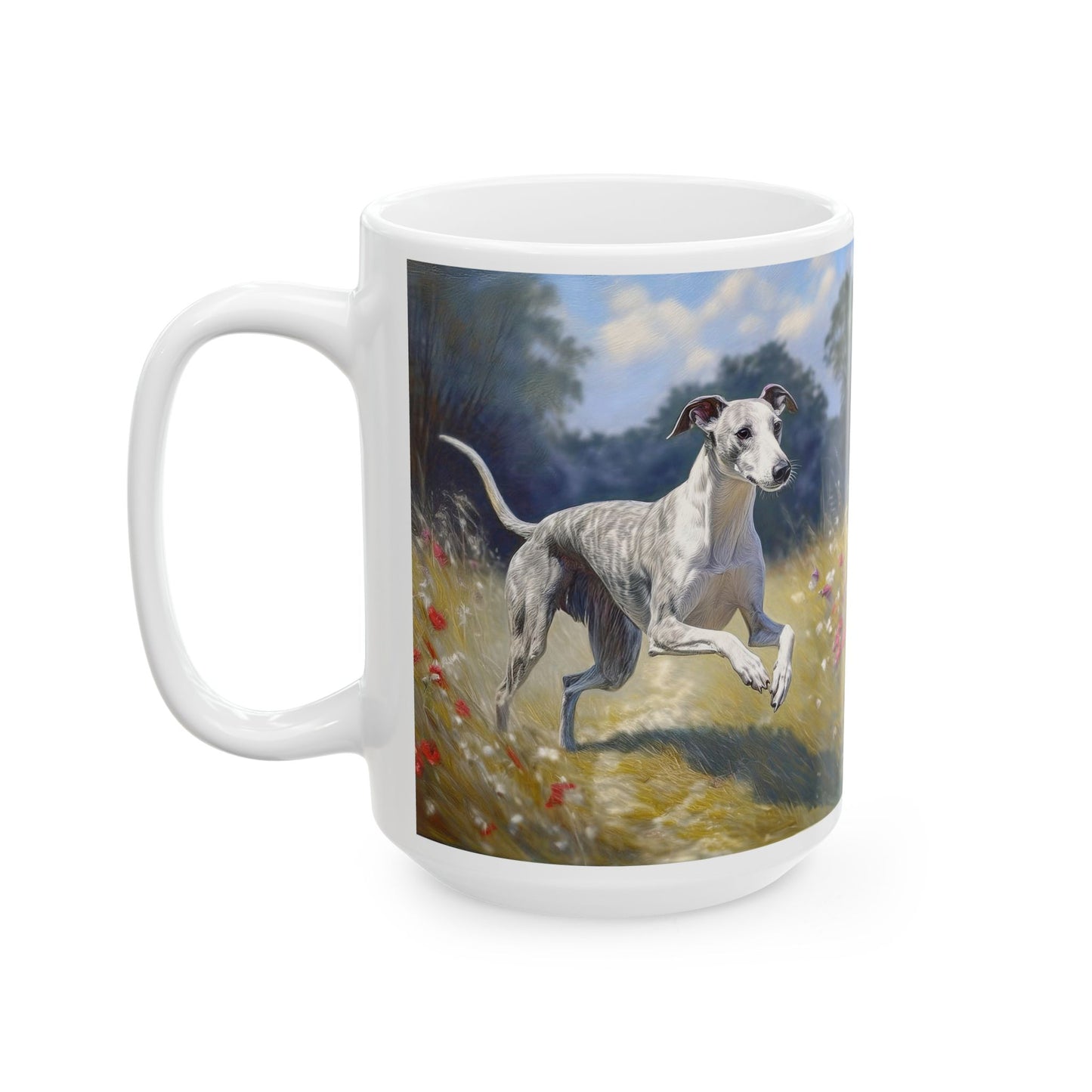 Whippet  --  Ceramic Mug, (11oz, 15oz)