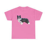 Border Collie '#1'  -  Unisex Heavy Cotton Tee