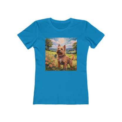 Norwich Terrier Women's Slim Fit Ringspun Cotton T-Shirt