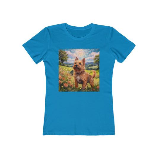 Norwich Terrier Women's Slim Fit Ringspun Cotton T-Shirt