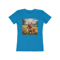 Norwich Terrier Women's Slim Fit Ringspun Cotton T-Shirt