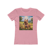 Norwich Terrier Women's Slim Fit Ringspun Cotton T-Shirt