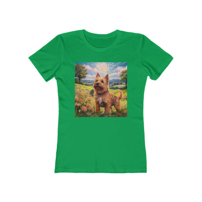 Norwich Terrier Women's Slim Fit Ringspun Cotton T-Shirt