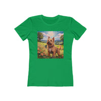 Norwich Terrier Women's Slim Fit Ringspun Cotton T-Shirt
