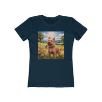 Norwich Terrier Women's Slim Fit Ringspun Cotton T-Shirt