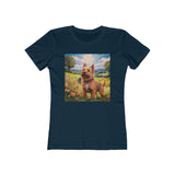 Norwich Terrier Women's Slim Fit Ringspun Cotton T-Shirt