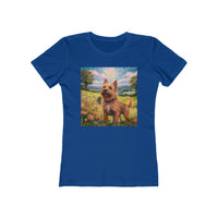 Norwich Terrier Women's Slim Fit Ringspun Cotton T-Shirt