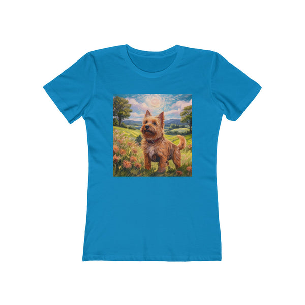 Norwich Terrier Women's Slim Fit Ringspun Cotton T-Shirt