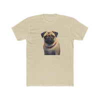 Pug - Men's Fitted Cotton Crew Tee