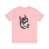 Siberian Husky 'Iditarod' Unisex Jersey Short Sleeve Tee