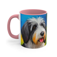 Polish Lowland Sheepdog - Accent - Ceramic Coffee Mug, 11oz