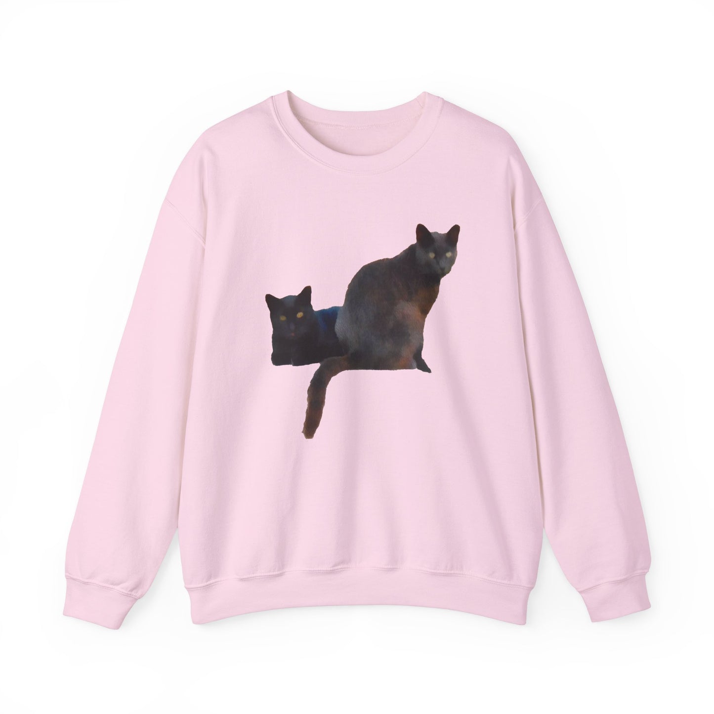 Black Cats 'Sifnos Sisters' Unisex 50/50  Crewneck Sweatshirt