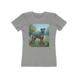 Tennessee Treeing Brindle Women's Slim Fit Ringspun Tee