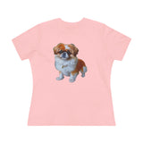 Pekingese Women's Relaxed Fit Cotton Tee