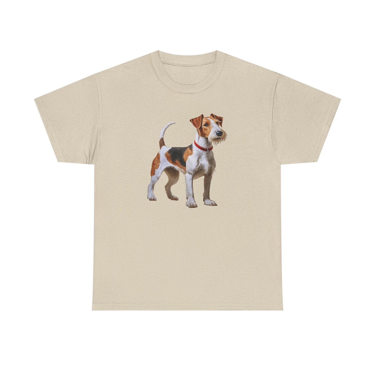 Wire Fox Terrier Unisex Heavy Cotton Tee