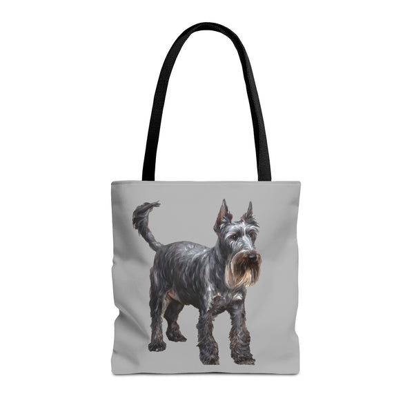 Cesky Terrier - Spun Polyester Tote Bag (AOP)