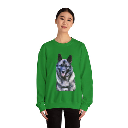 Norwegian Elkhound - Unisex 50/50 Crewneck Sweatshirt