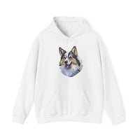 Alaskan Klee Kai Unisex 50/50 Hooded Sweatshirt