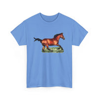 Miniature Horse 'Sam' Unisex Heavy Cotton Tee