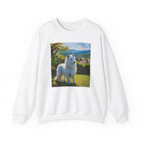 Volpino Italiano - Unisex Heavy 50/50 Crewneck Sweatshirt