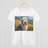 Old English Sheepdog Women's Midweight Cotton Tee