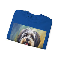 Tibetan Terrier 50/50 Crewneck Sweatshirt