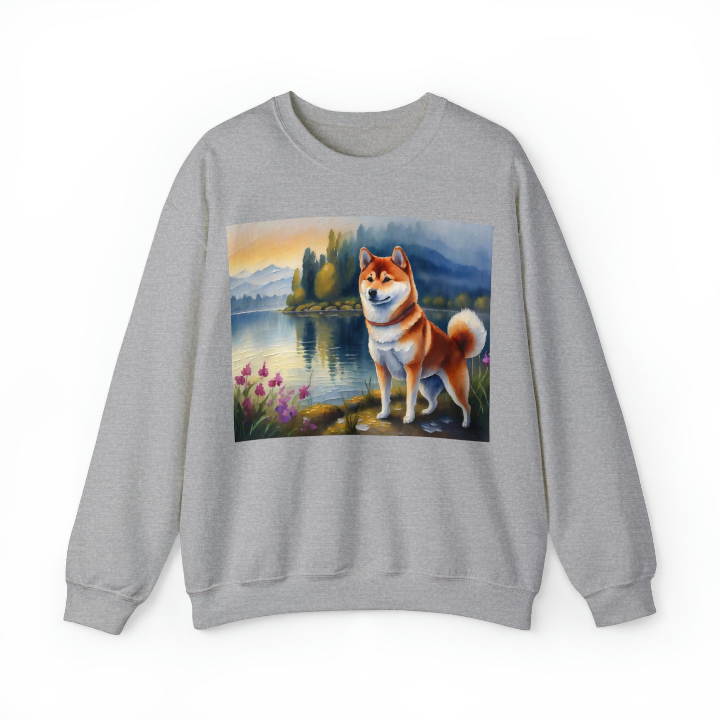 Shiba Inu Unisex 50/50 Crewneck Sweatshirt