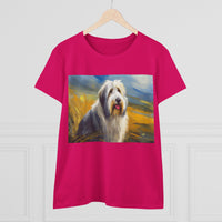 Old English Sheepdog Women's Midweight Cotton Tee