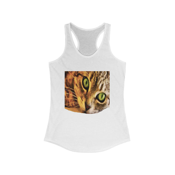 Wide-eye Cat - Women's Racerback Tank