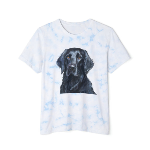 Flat-Coated Retriever Fashion Tie-Dyed T-Shirt