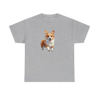 Welsh Corgie Puppy - Unisex Heavy Cotton Tee